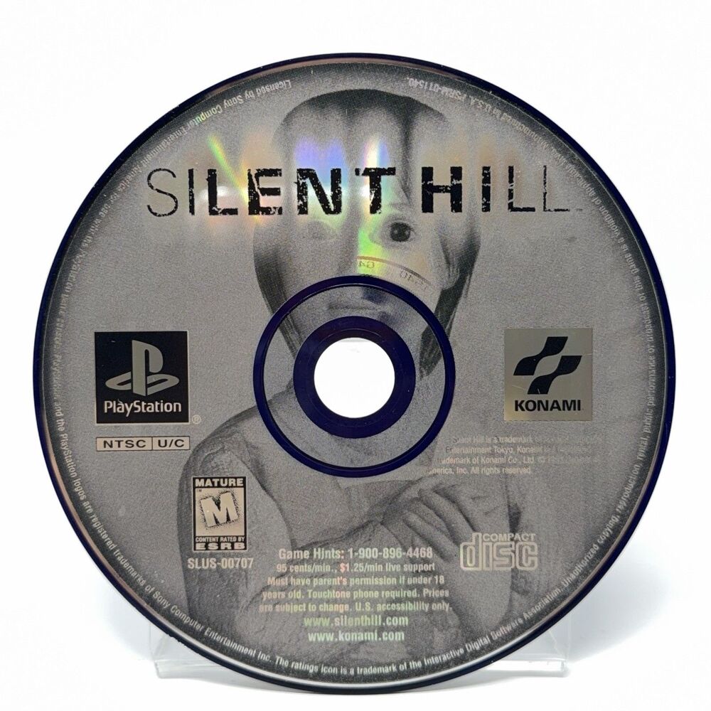 Silent Hill Sony PlayStation 1 PS1 1999 Disc Only Refurbished Tested